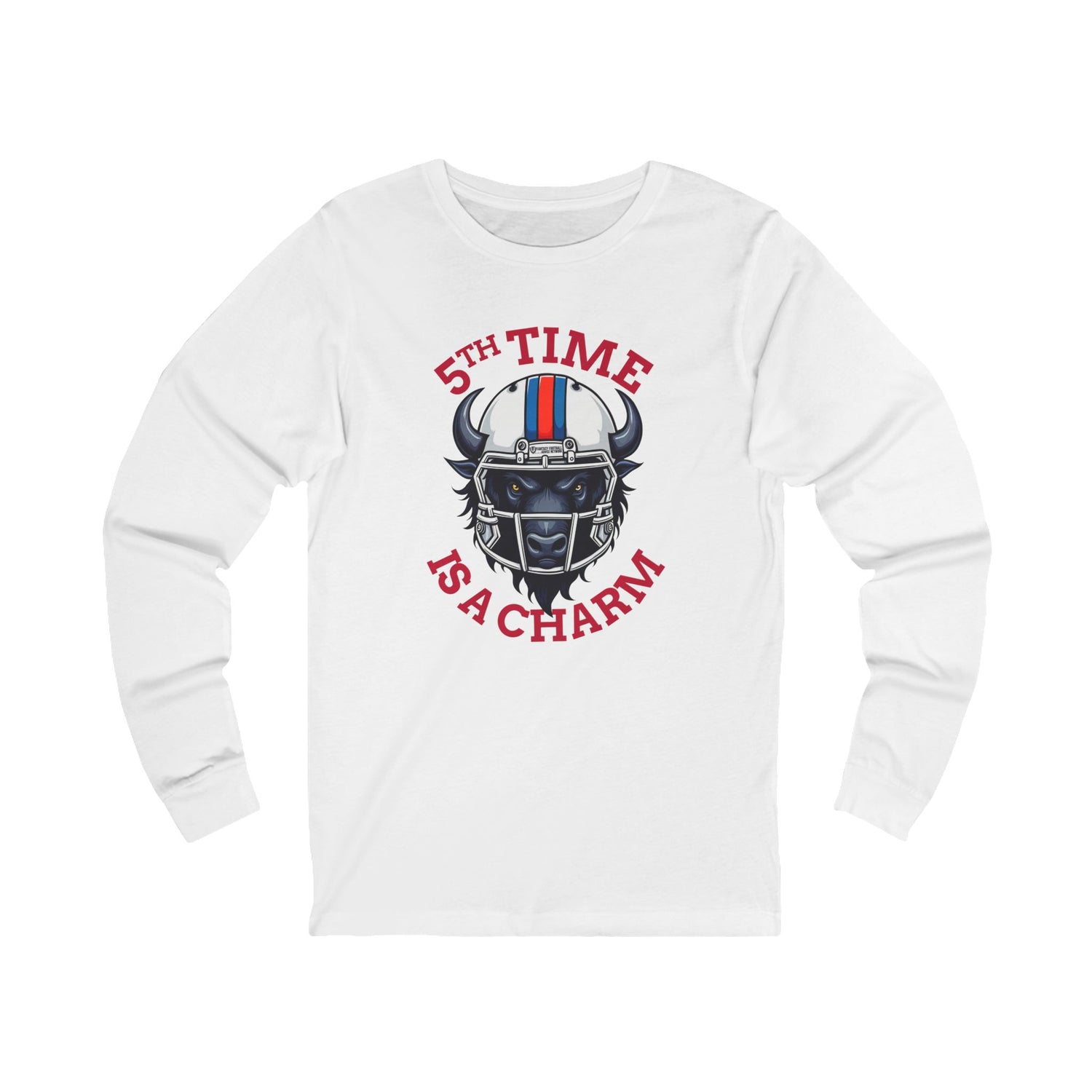 5th Time is a Charm- Buffalo Unisex Jersey Long Sleeve Tee