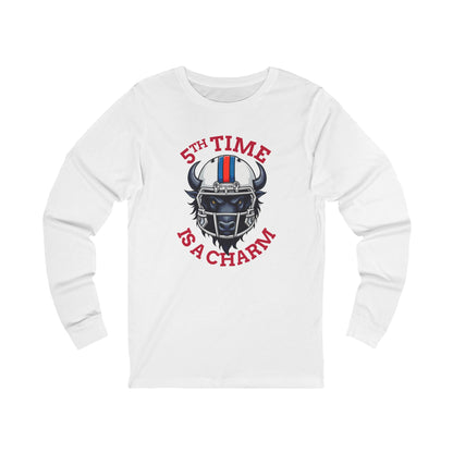 5th Time is a Charm- Buffalo Unisex Jersey Long Sleeve Tee