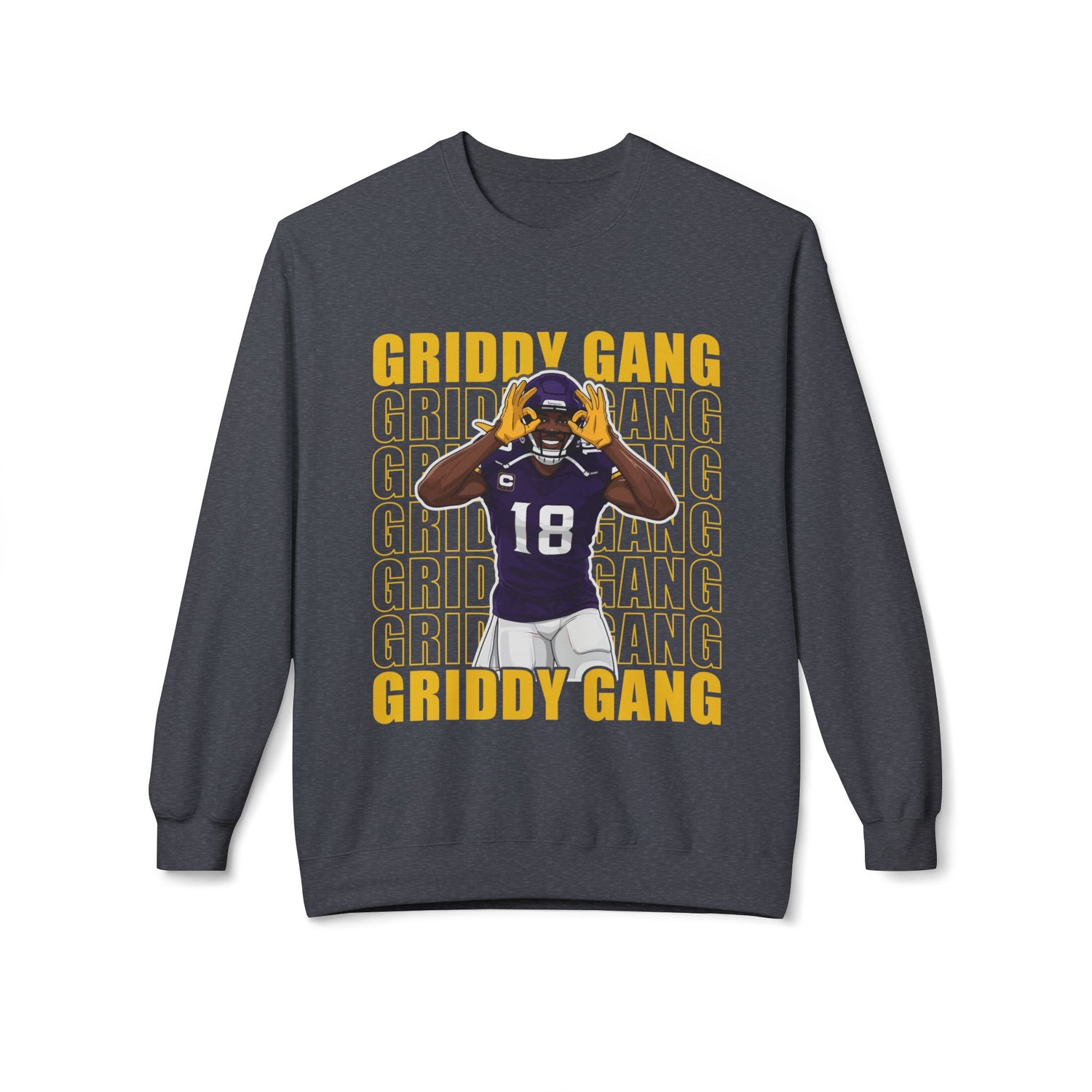 Griddy Gang Jettas Football Crewneck