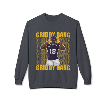 Griddy Gang Jettas Football Crewneck