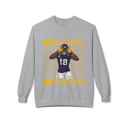 Griddy Gang Jettas Football Crewneck