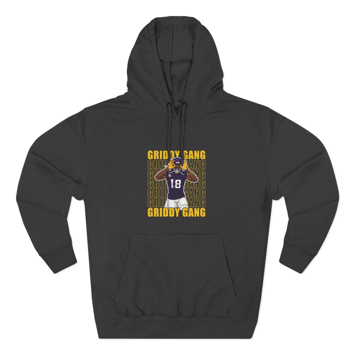 Gridy Gang Football Hoodie – Jettas Fleece Pullover