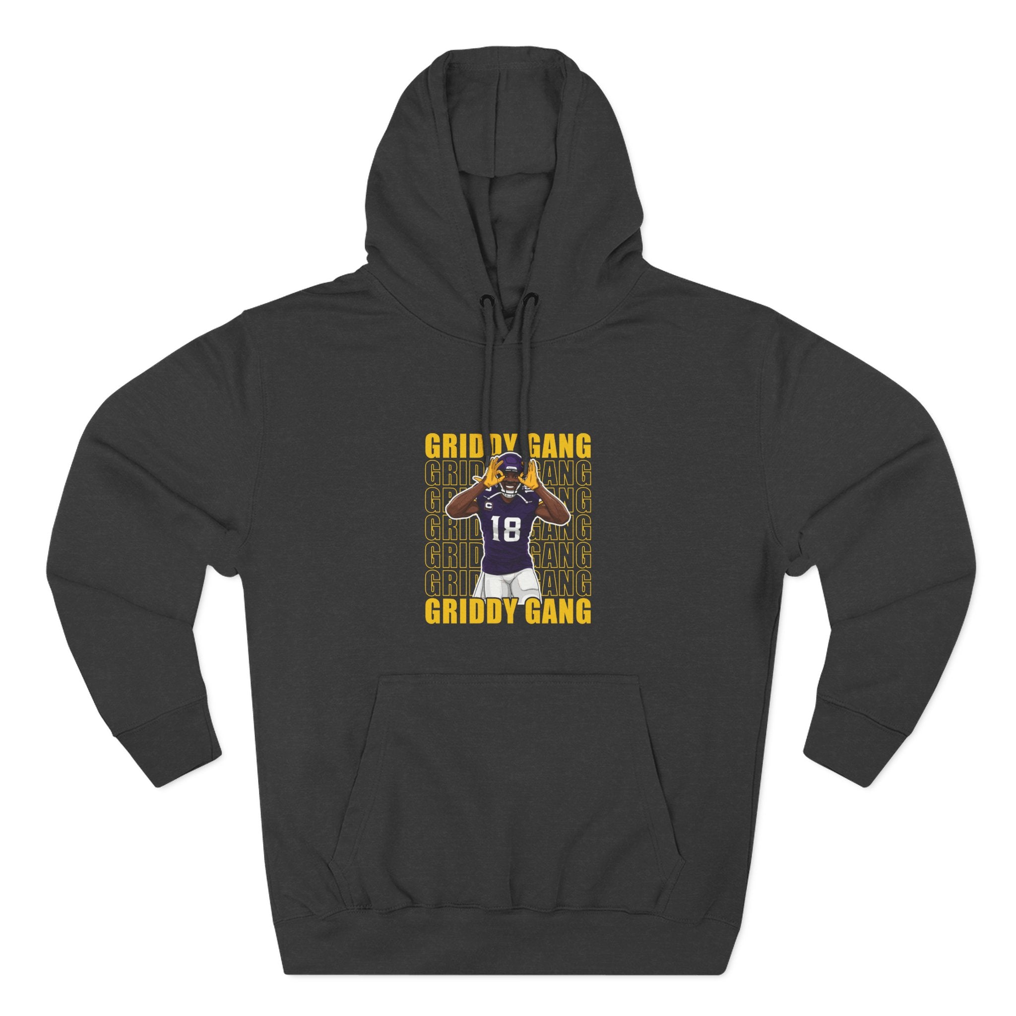 Gridy Gang Football Hoodie – Jettas Fleece Pullover