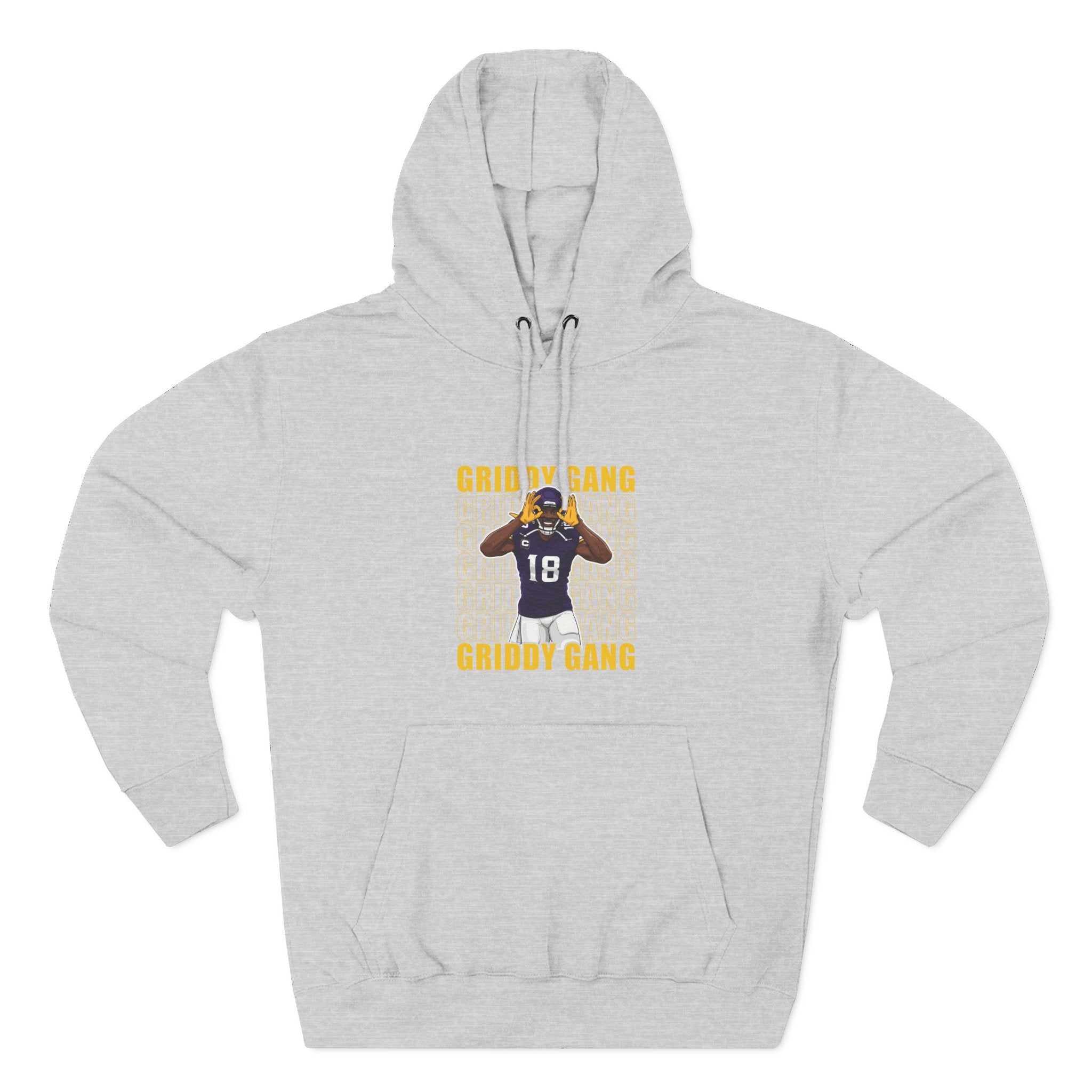 Gridy Gang Football Hoodie – Jettas Fleece Pullover