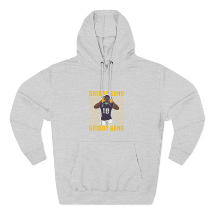 Gridy Gang Football Hoodie – Jettas Fleece Pullover