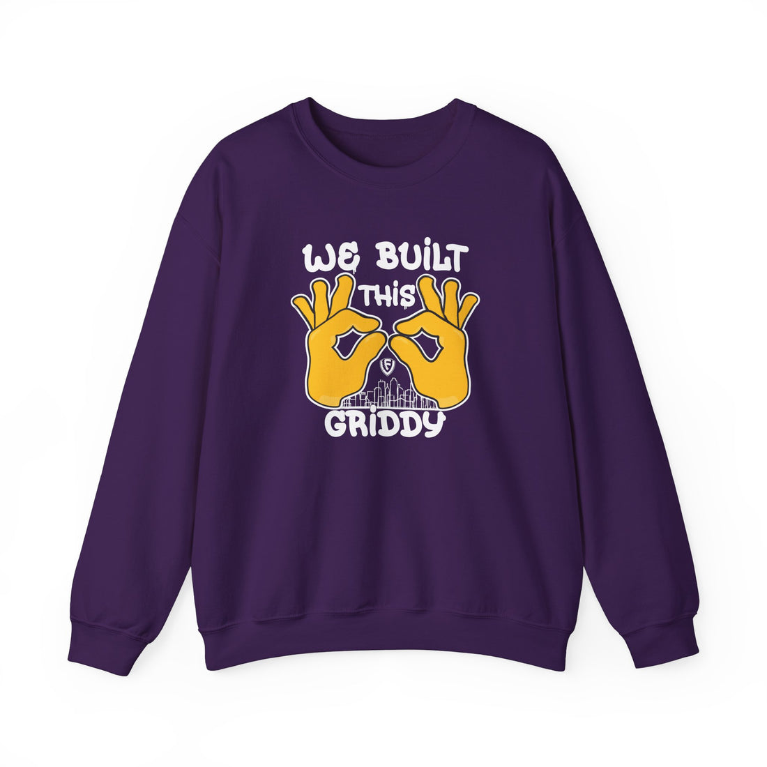 We Built this GRIDDY - Minnesota Unisex Heavy Blend™ Crewneck Sweatshirt