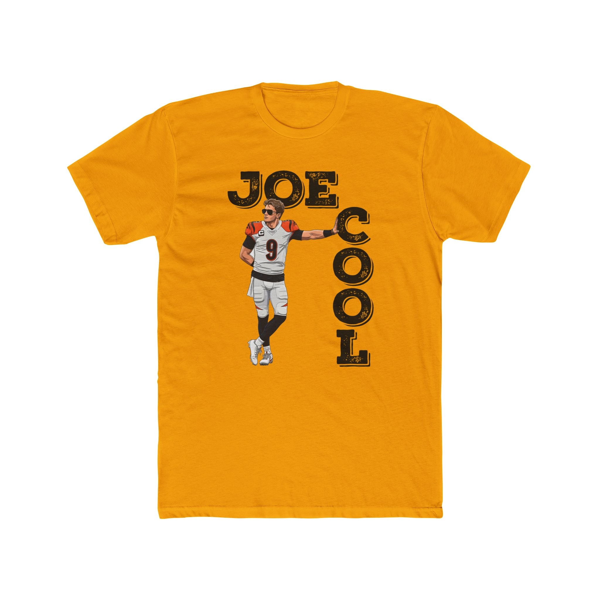 Joe Cool Cincinnati T-Shirt All-Black Font