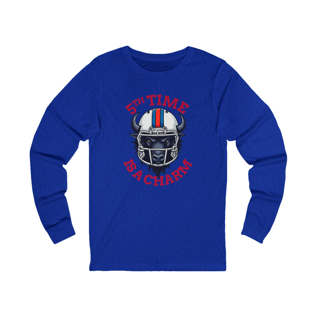 5th Time is a Charm- Buffalo Unisex Jersey Long Sleeve Tee