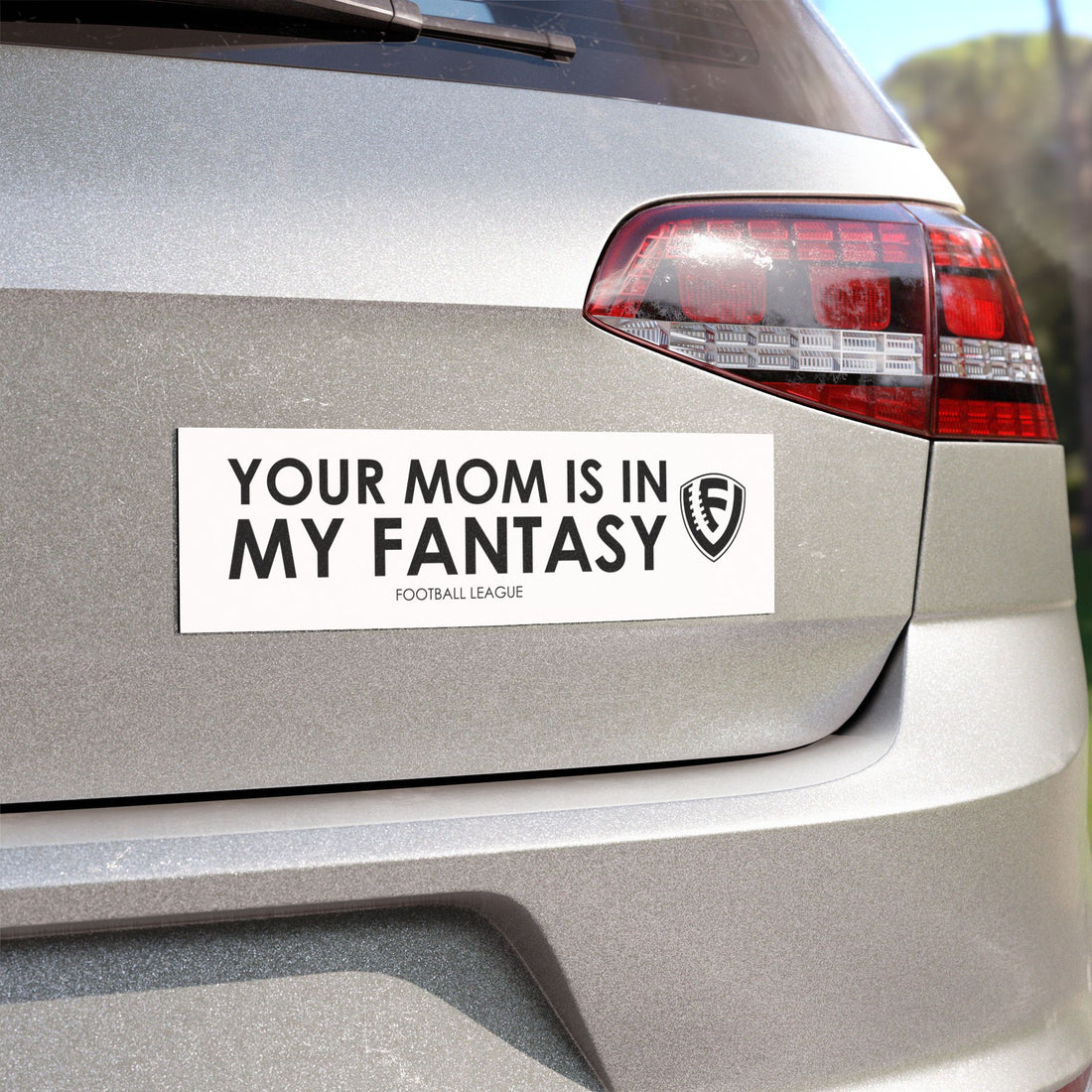 Your Mom is in my Fantasy..football league Car Magnets