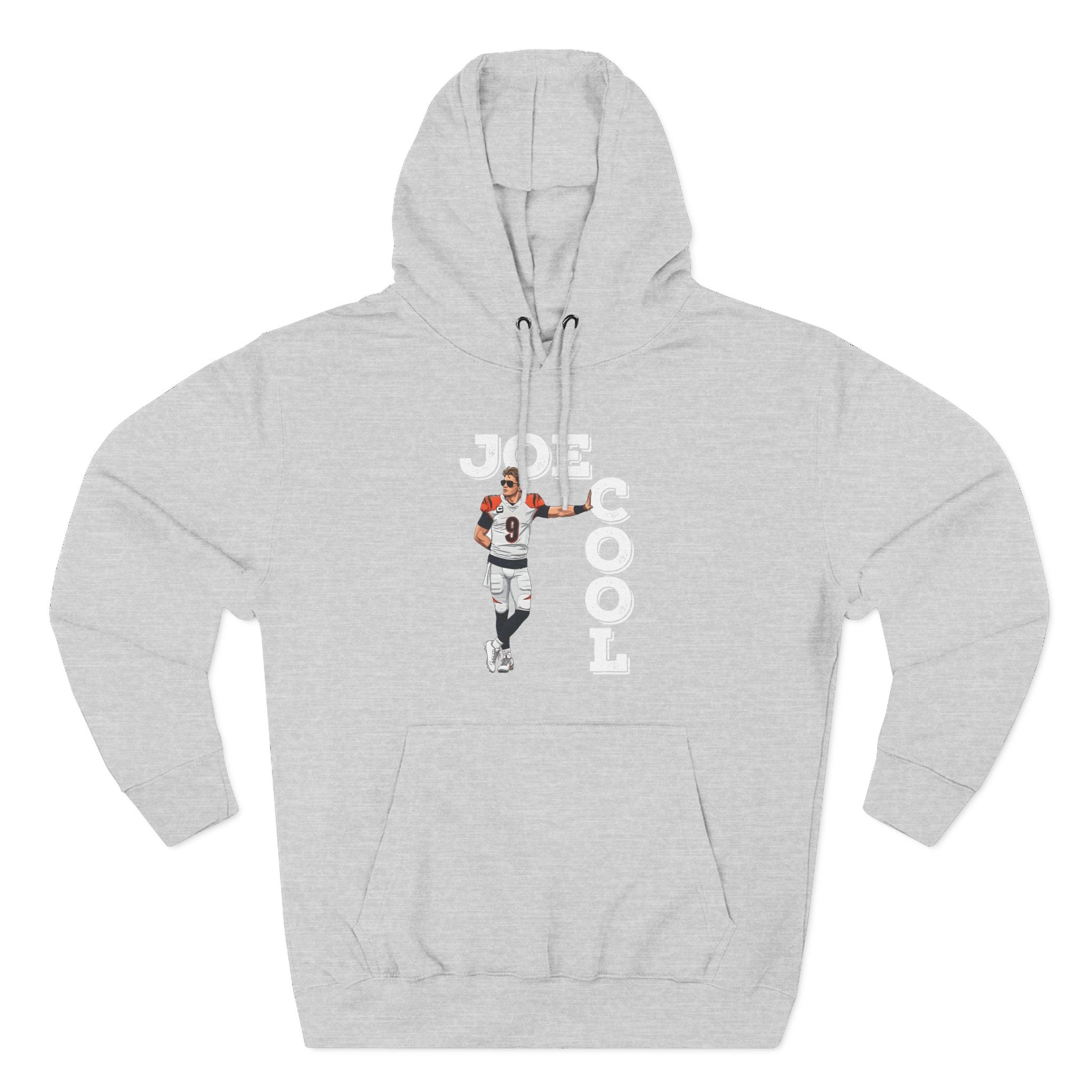 Joe Cool Football Hoodie — All-White Font