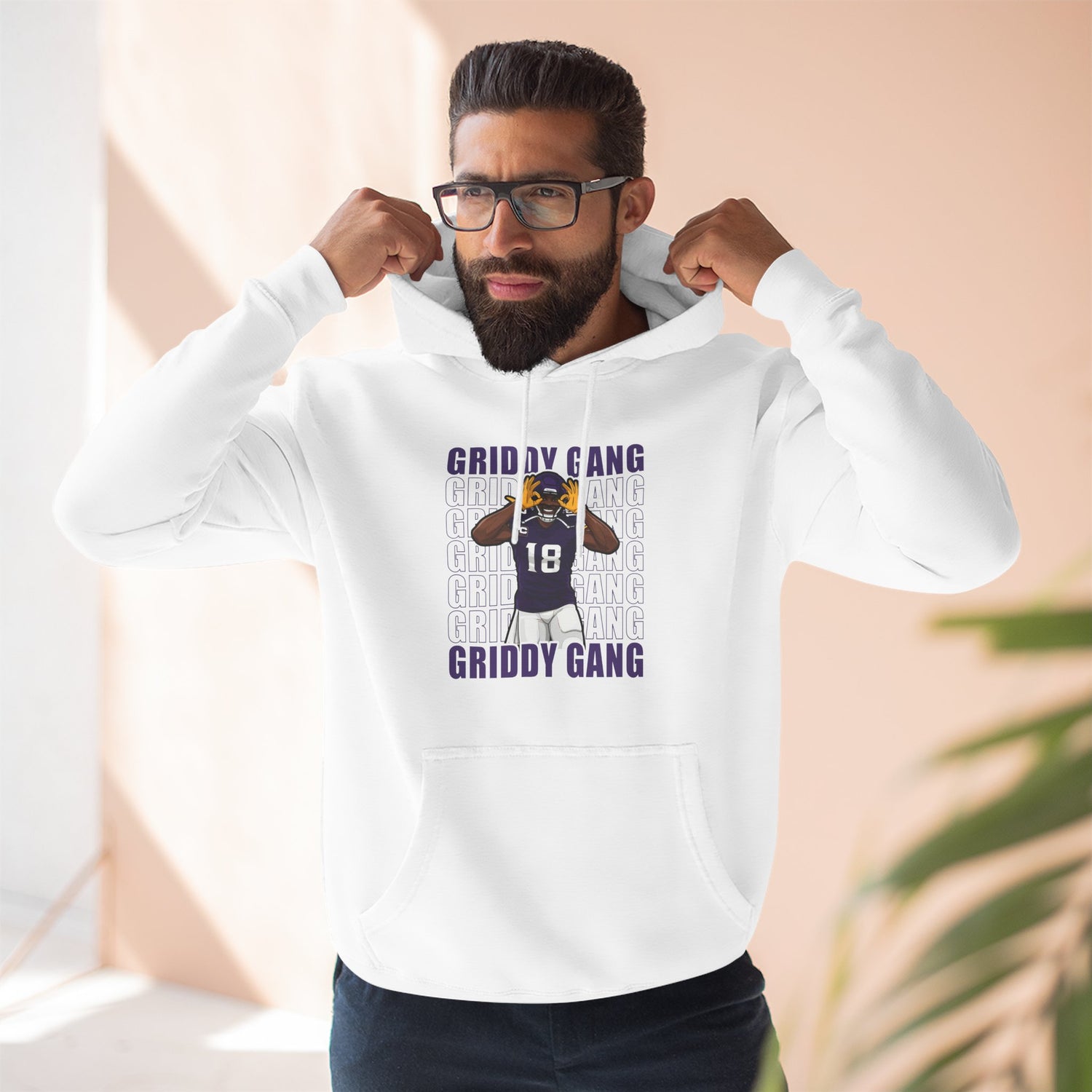 Griddy Gang Jettas Hoodie - Minnesota Football Team
