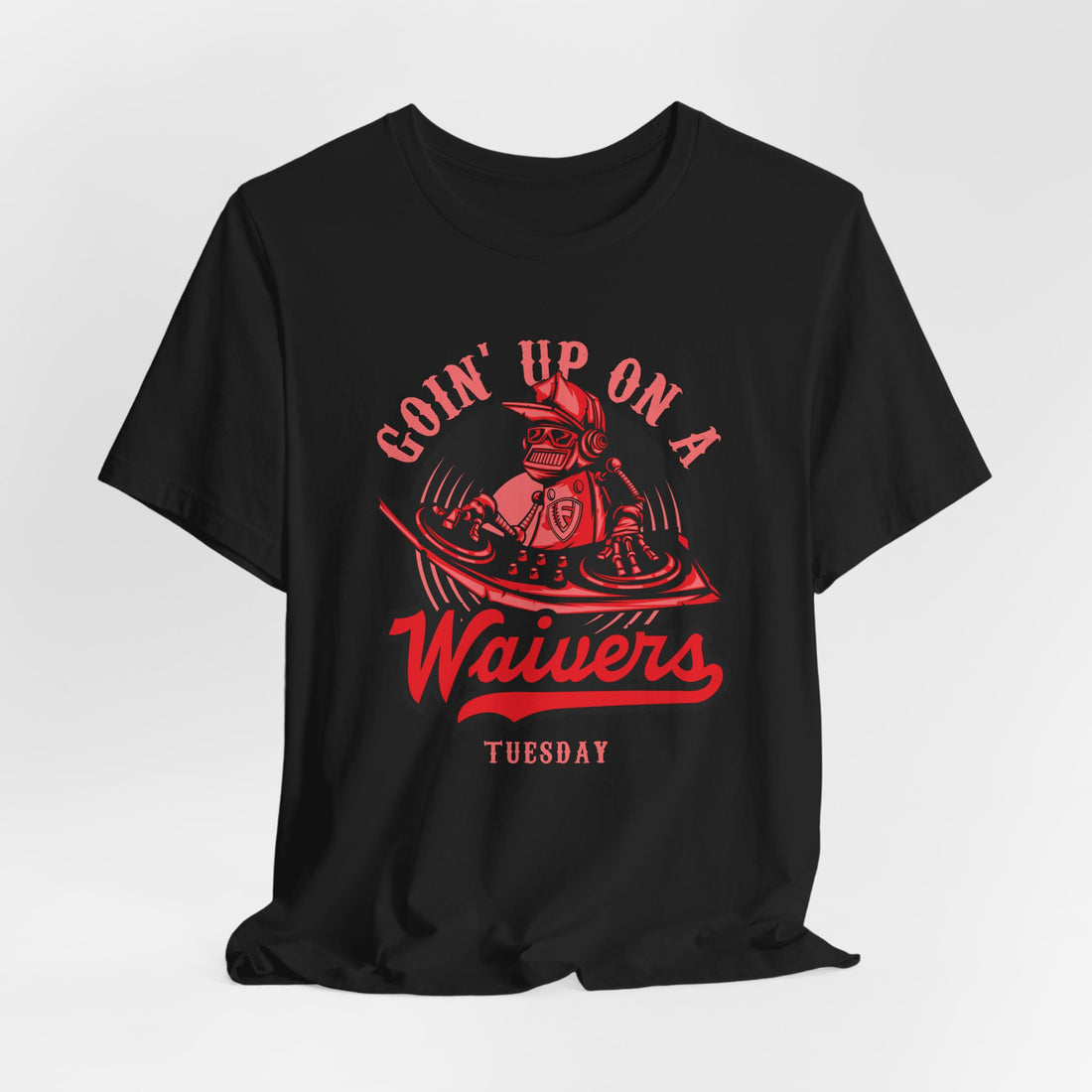 Going Up on A Waiver Tuesday Unisex Jersey Short Sleeve Tee - Red
