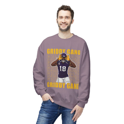 Griddy Gang Jettas Football Crewneck