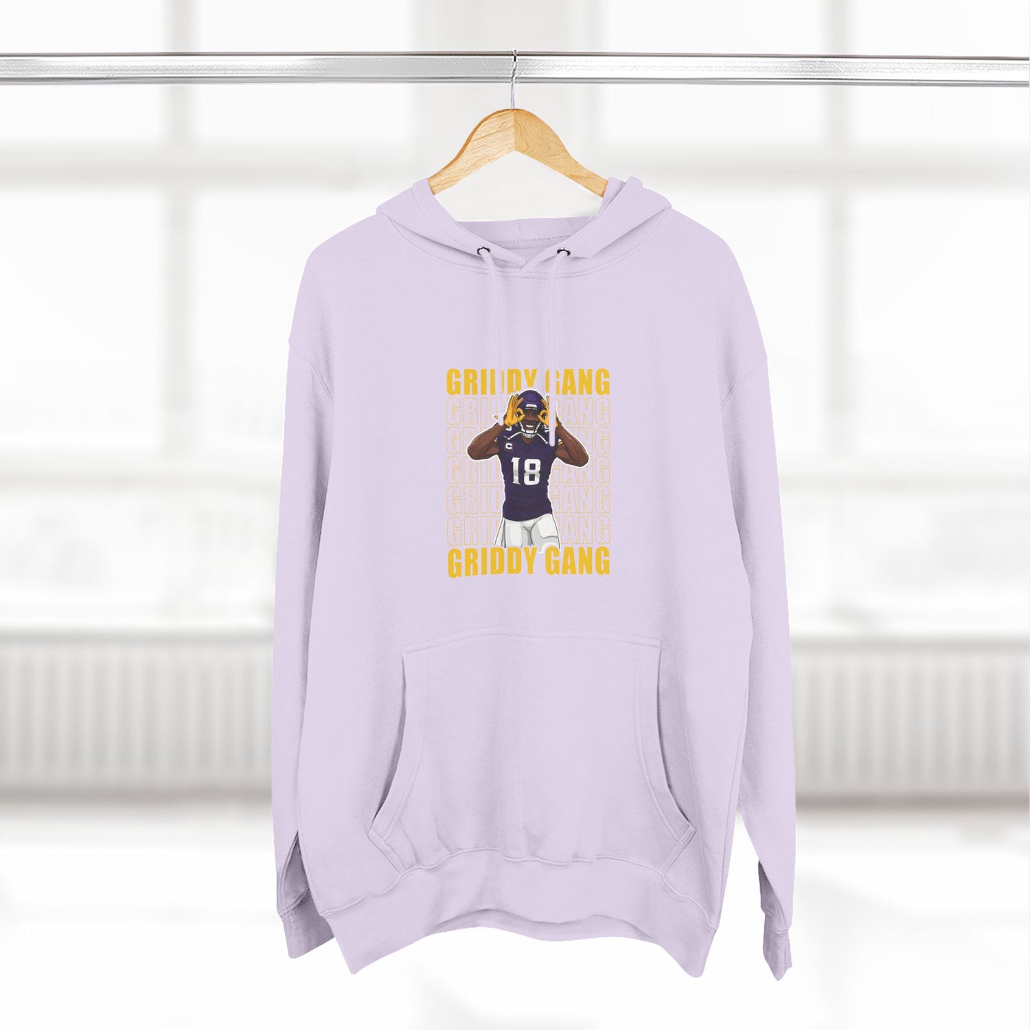 Gridy Gang Football Hoodie – Jettas Fleece Pullover