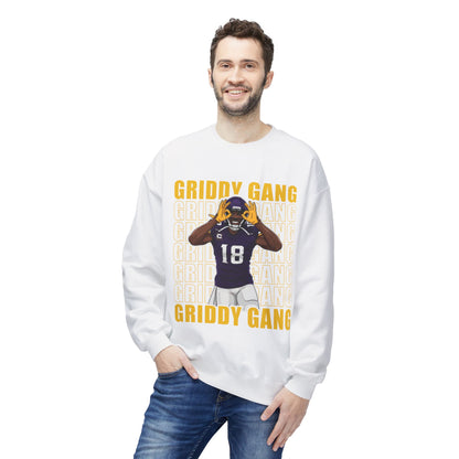 Griddy Gang Jettas Football Crewneck