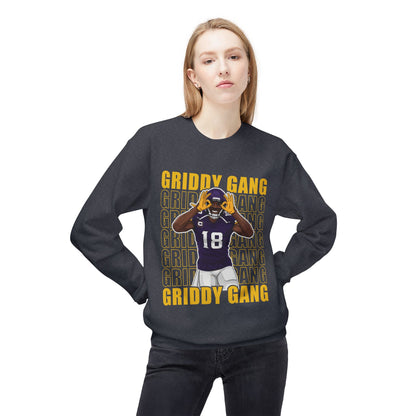 Griddy Gang Jettas Football Crewneck