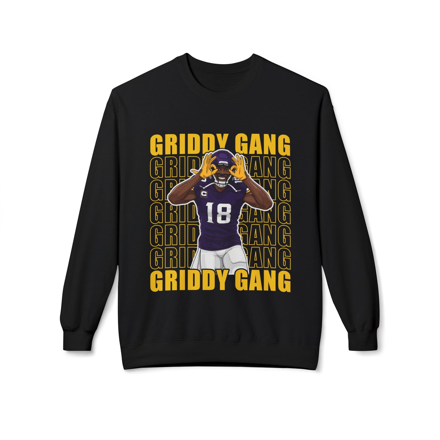 Griddy Gang Jettas Football Crewneck