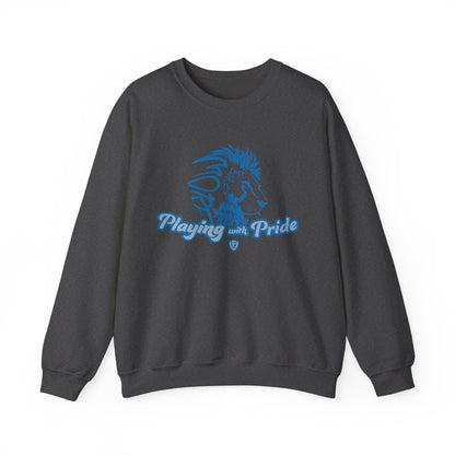 Playing with Pride Detroit Unisex Heavy Blend™ Crewneck Sweatshirt