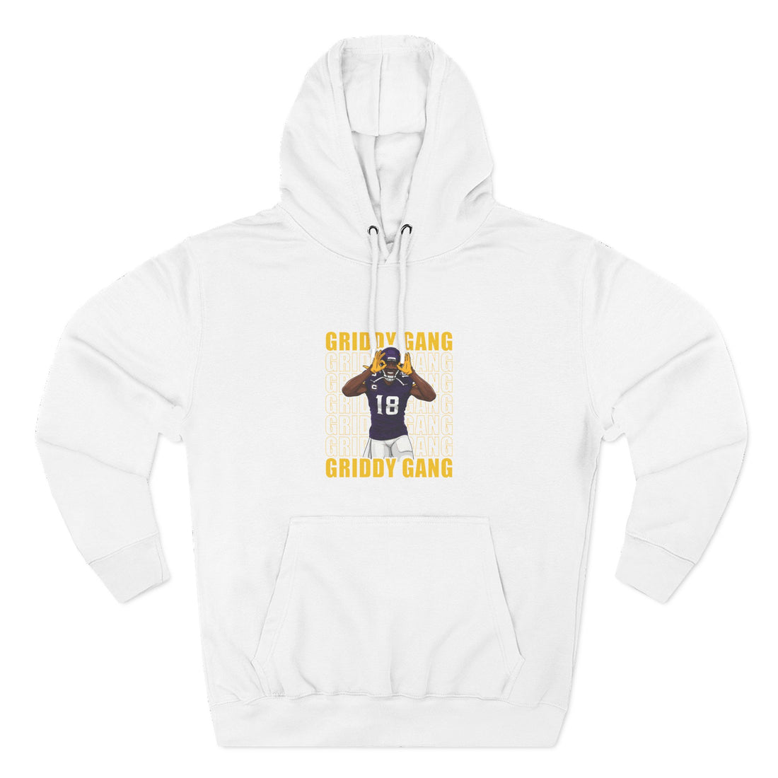 Gridy Gang Football Hoodie – Jettas Fleece Pullover
