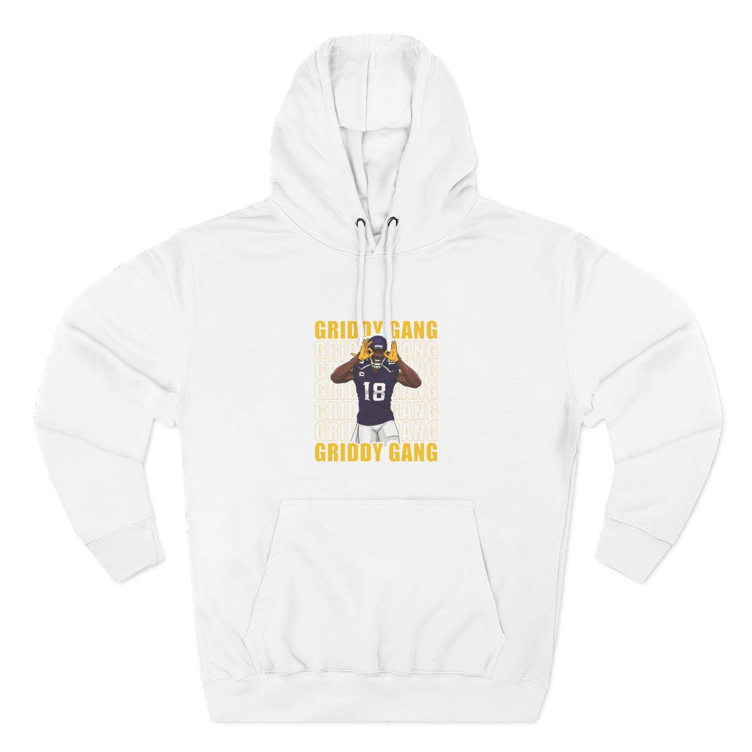 Gridy Gang Football Hoodie – Jettas Fleece Pullover