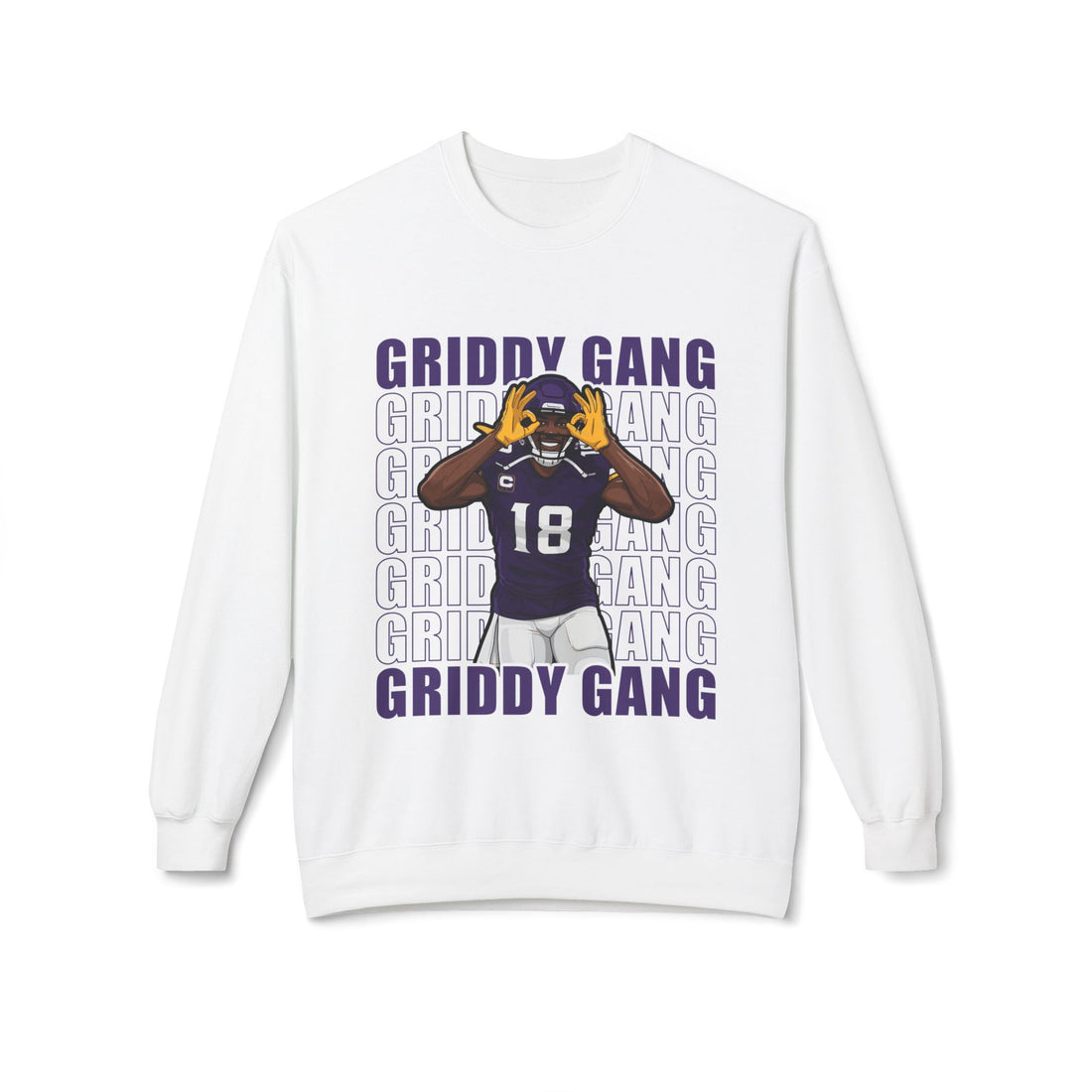 Griddy Gang Football Crewneck Sweatshirt - Jettas