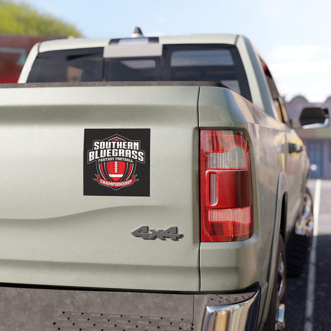 SBFFC 5x5 Car Magnet – Roll Up, Flex Out