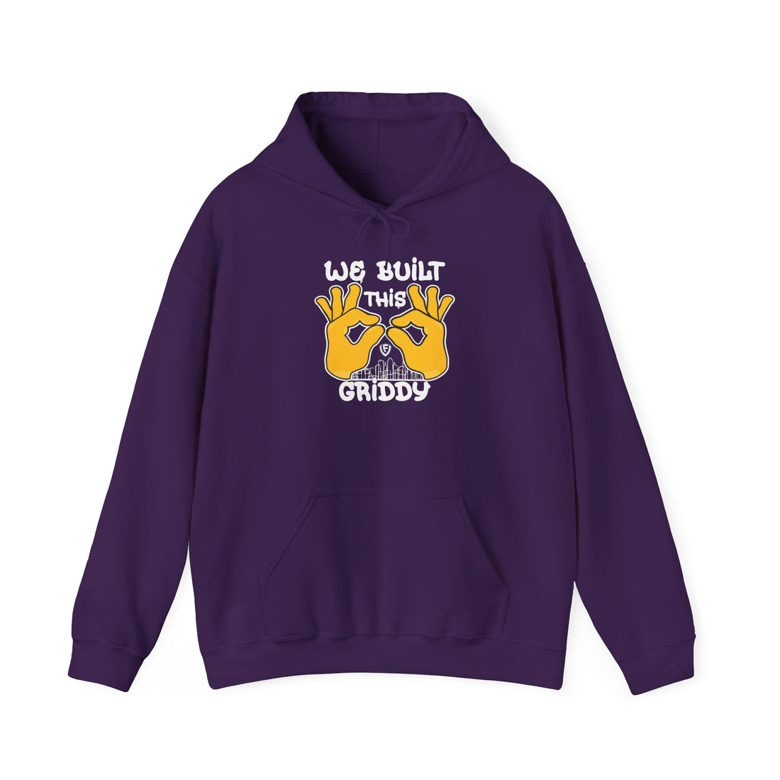 We Built this GRIDDY- Minnesota Unisex Heavy Blend™ Hooded Sweatshirt