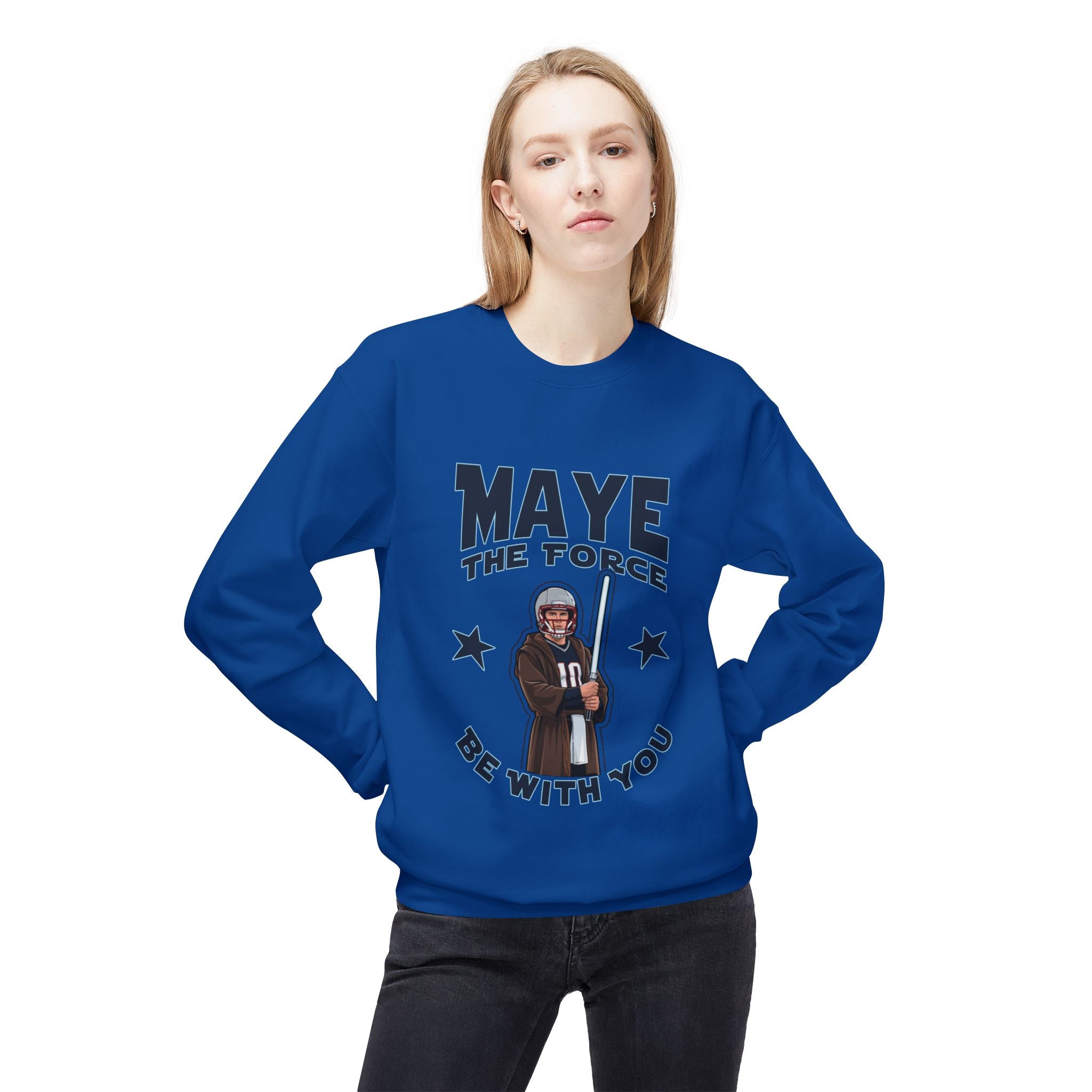 Maye the Force Be With You Jedi Crewneck Sweater