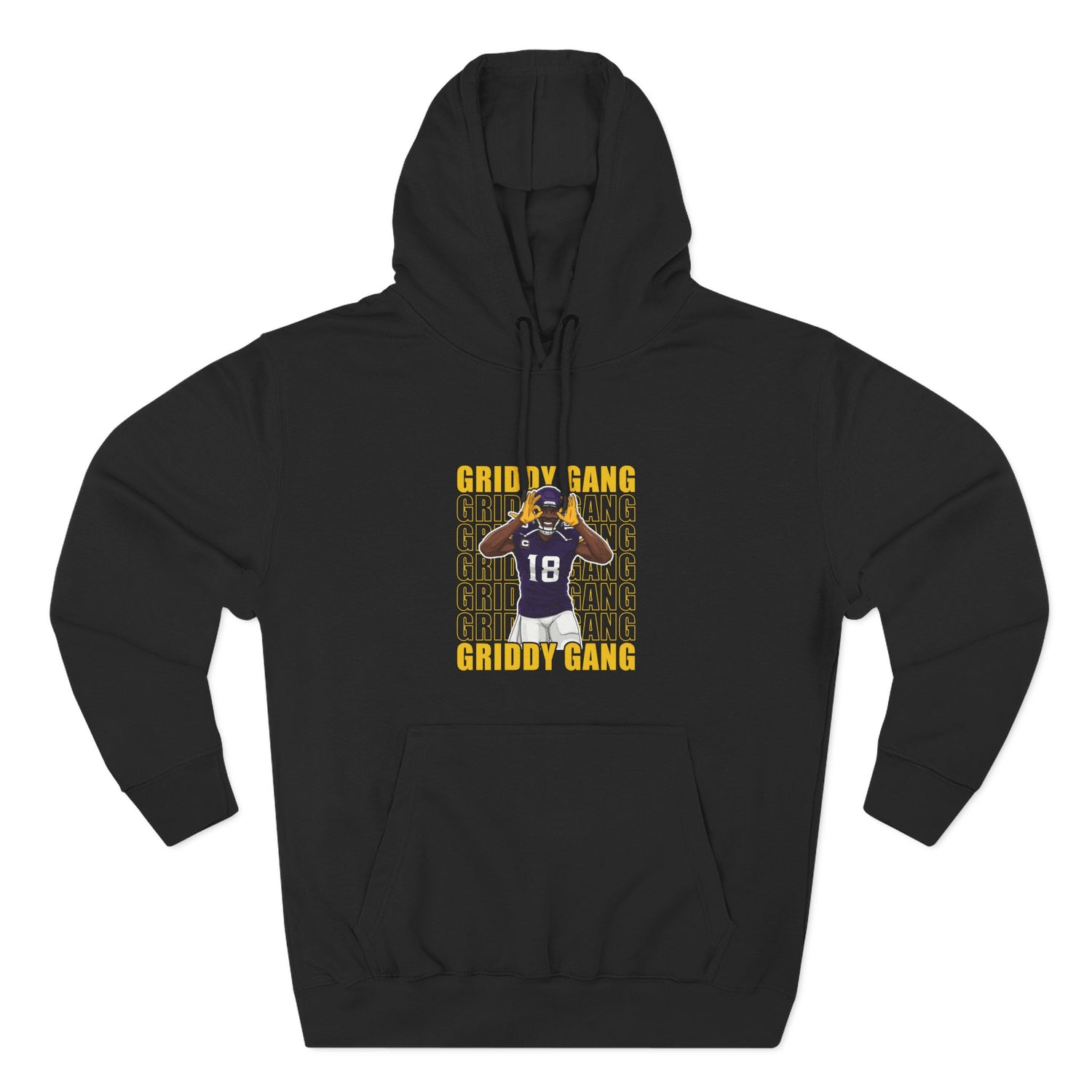 Gridy Gang Football Hoodie – Jettas Fleece Pullover