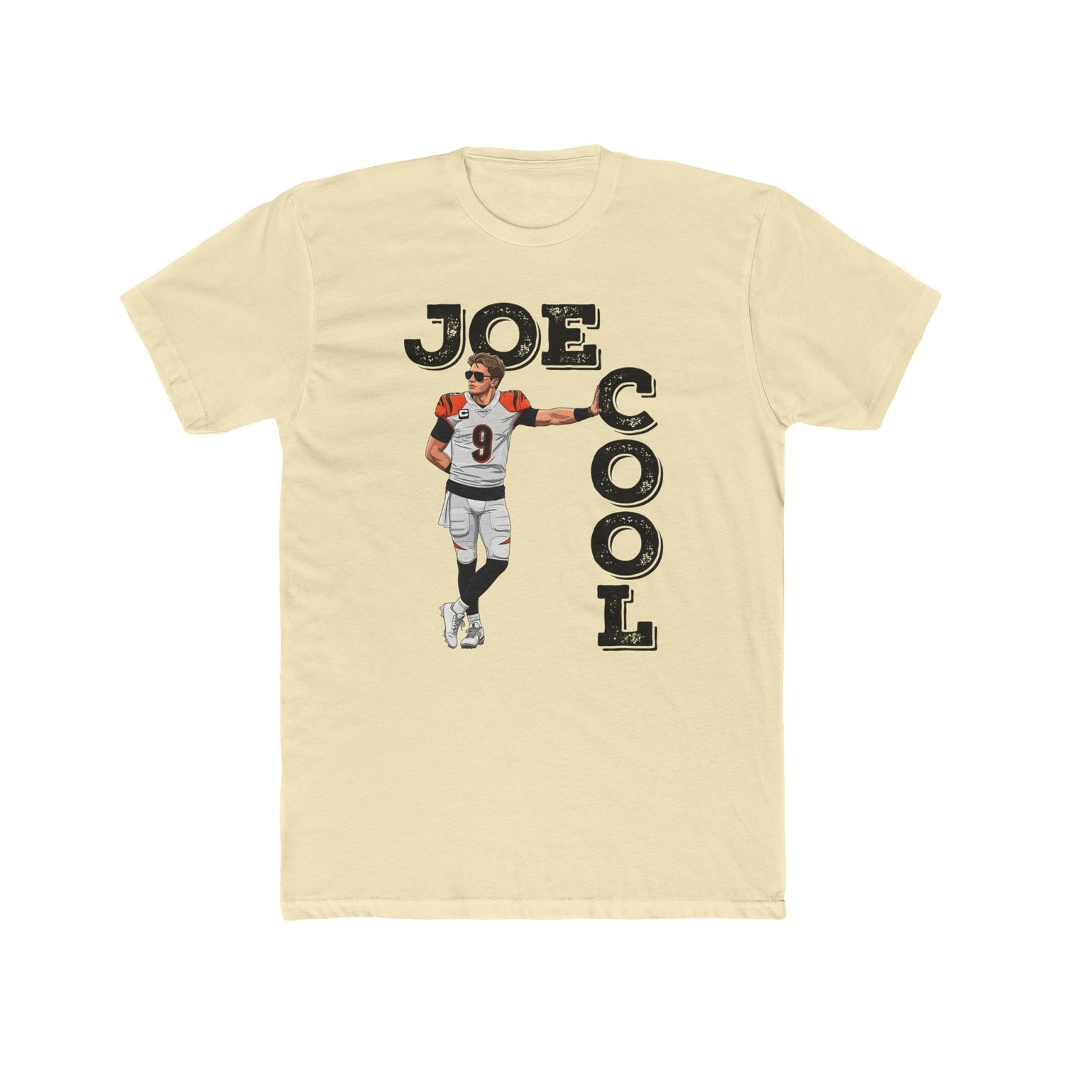 Joe Cool Cincinnati T-Shirt All-Black Font