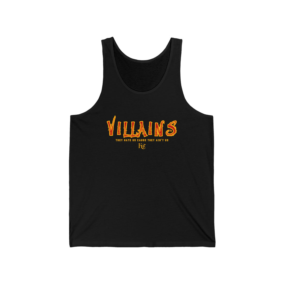 Villains: They Hate Us Because They Ain’t Us – Men’s Tank