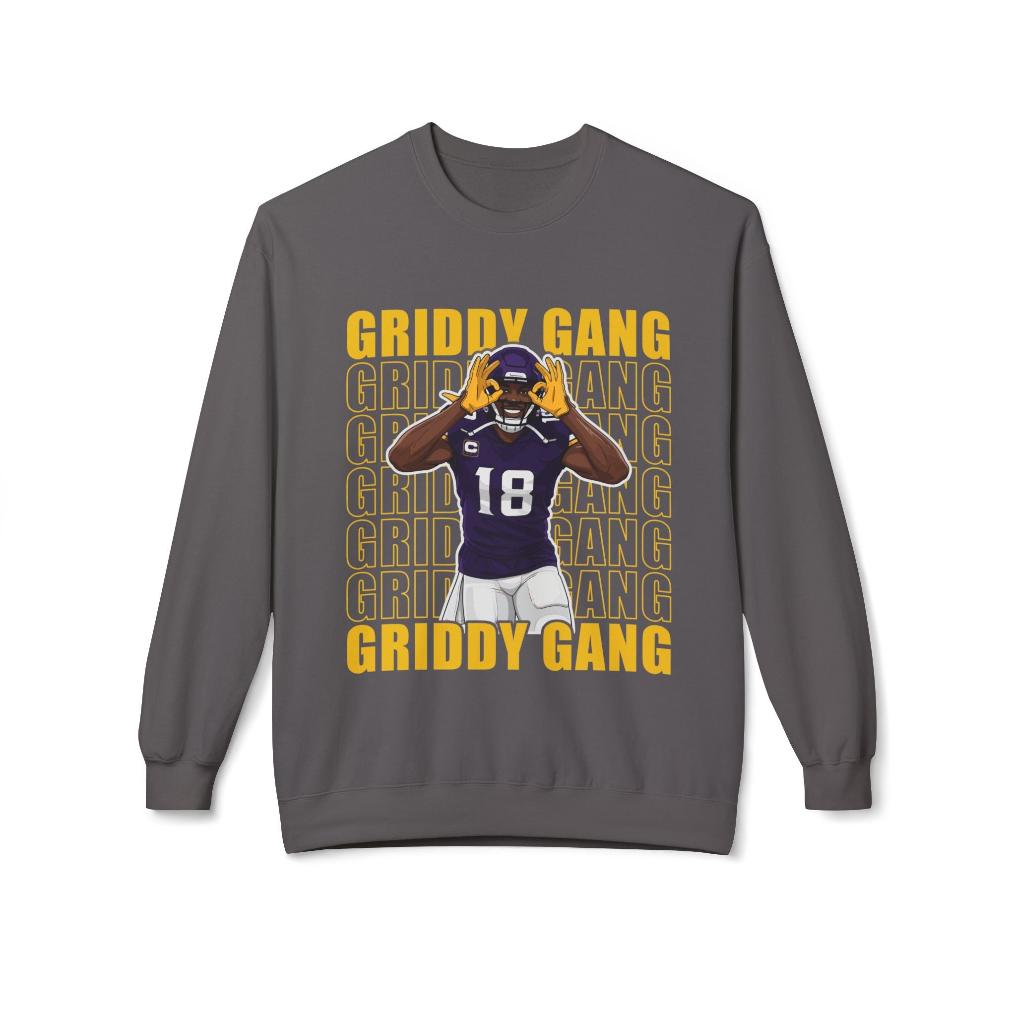 Griddy Gang Jettas Football Crewneck
