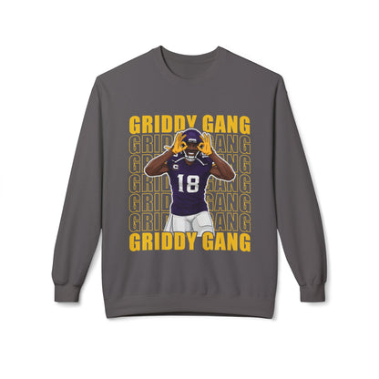 Griddy Gang Jettas Football Crewneck