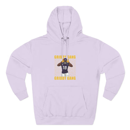 Gridy Gang Football Hoodie – Jettas Fleece Pullover