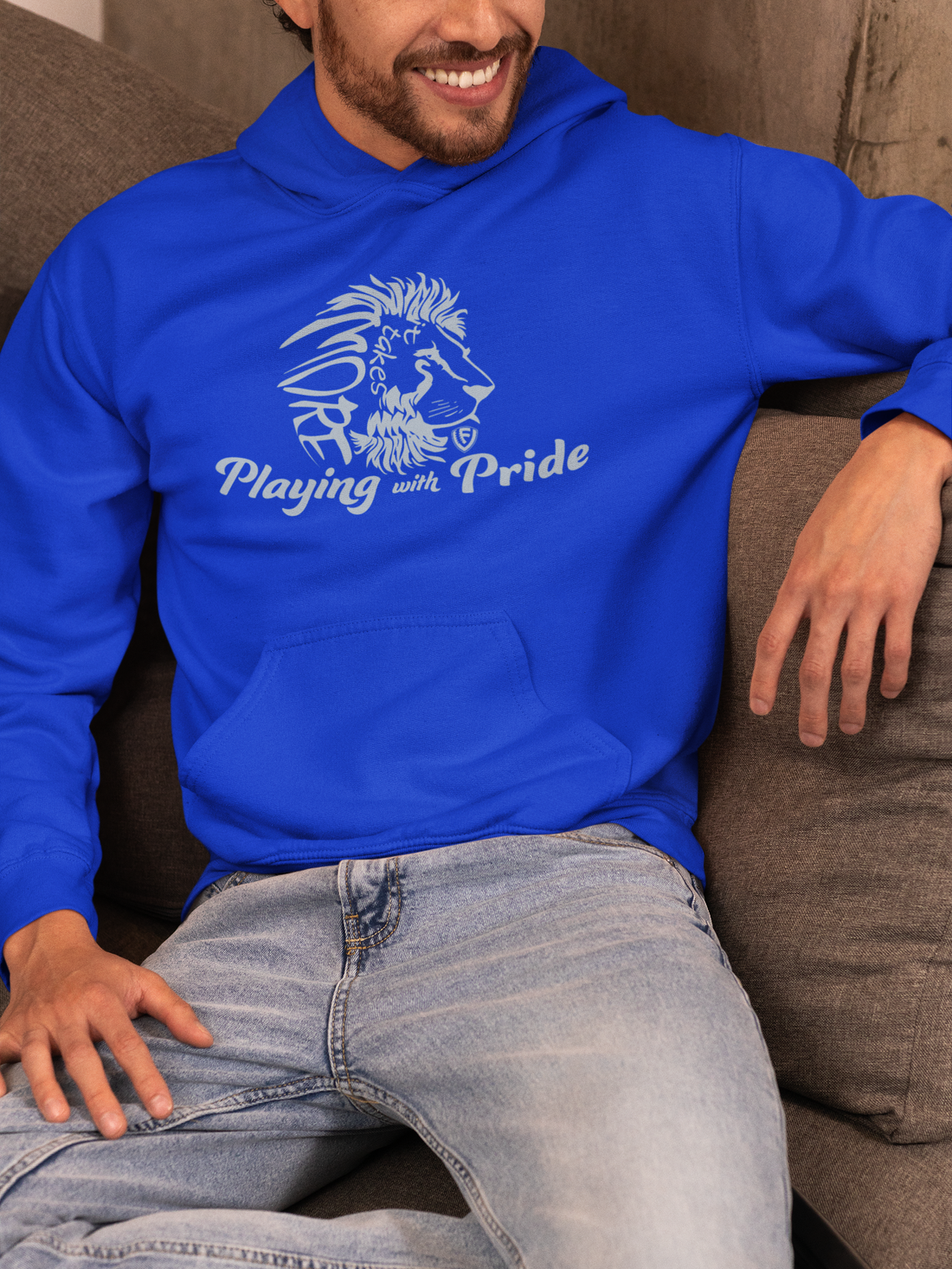 Playing with Pride Detroit Unisex Heavy Blend™ Hooded Sweatshirt
