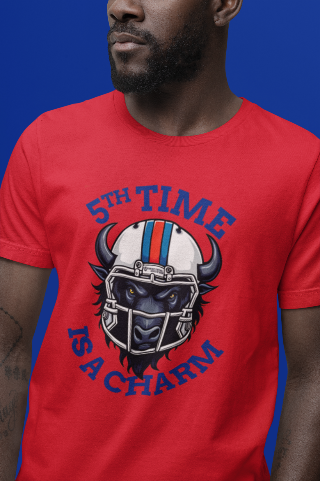 5th Time is a Charm - Buffalo Unisex Jersey Short Sleeve Tee